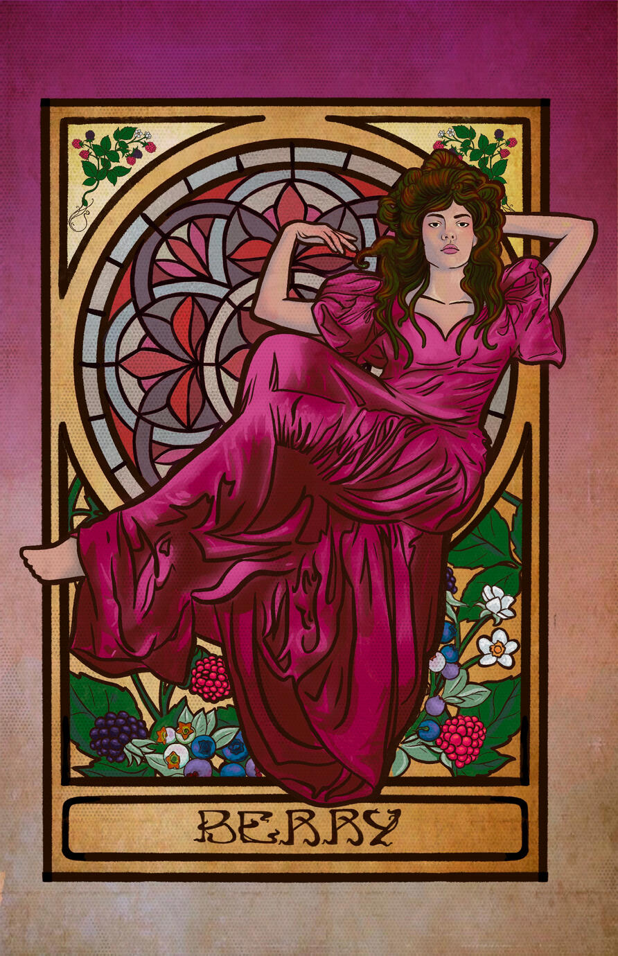 Berry Art Nouveau